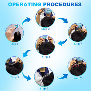 Prezzo di fabbrica portatile tutto in una pelle e cuoio capelluto analizzatore di capelli massaggiatore perdita di trattamento della macchina fotografica di terapia 50-200X - Product Image 3