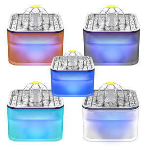 <span class=keywords><strong>Fontaine</strong></span> <span class=keywords><strong>à</strong></span> <span class=keywords><strong>eau</strong></span> automatique pour animaux de compagnie sans BPA de 2,5 l/84 oz <span class=keywords><strong>avec</strong></span> plateau en acier inoxydable, 4 modes de flux, distributeur d'<span class=keywords><strong>eau</strong></span> pour <span class=keywords><strong>chat</strong></span> - Product Image 2