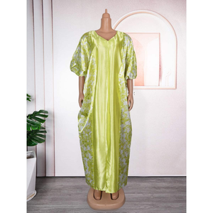 Nuevo Vestido Africano Talla Grande 2026 con Estampado de Patchwork, Túnica Musulmana de Poliéster con Mangas Largas, Ropa para Mujer - Product Image 5