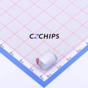 ตัวเก็บประจุแบบแข็ง PCR1EEG271MCACLL50WP แบบ Through Hole (THT), ขนาด D10xL12.5 มม. 270uF 20% 25V โพลีเมอร์ - Product Image 1