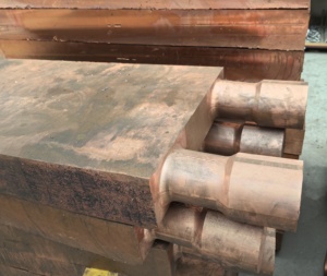 Design and Manufacture <strong>Copper</strong> Tiles, <strong>Copper</strong> Boots and <strong>Copper</strong> Components for Ferrosilicon Alloy Cables - Product Image 3