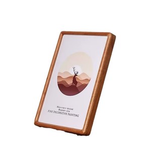 Wooden Picture <b>Frame</b> <b>Square</b> Dark Brown Chinese New Year DecorationArtwork <b>Framed</b> Wall Art - Product Image 5