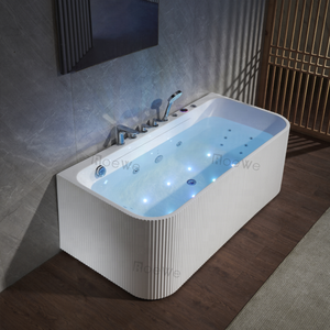 Nouvelle tendance Baignoire à remous intérieure avec jacuzzi Baignoire hydro-massage pour salle de bain moderne