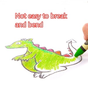 Materiale di sicurezza per le mani non sporco senza dissolvenza adatto per bambini di età superiore a 3 anni scarabocchi piccoli amici pastello colorato setoso - Product Image 4