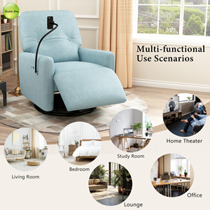 Canapé pivotant inclinable Chesterfield carré multifonctionnel de style moderne et coloré avec support pour téléphone pour appartement - Product Image 3