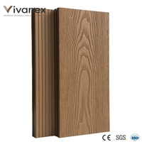 Tarima Moderna de WPC con Superficie con Aspecto de Madera, Impermeable y Resistente al Fuego para Proyectos de Paisajismo y Jardinería