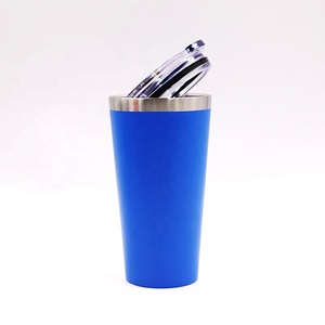 16oz Simple Classic <b>Double</b> <b>Wall</b> Insulated Vacuum <b>Cup</b> Stainless Steel Tumbler - Product Image 3