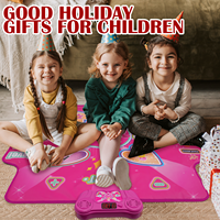 FiveS tar Kids Dance Mat Toys Musikalisches Tanz teppichs pielzeug Elektrische Tanz matte Bodens piele Spielzeug mit Musik Licht für Mädchen Geschenk