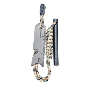 Manufacturer's outdoor fire starter, magnesium rod, 10*100, wilderness survival tool, with scraper, camping fire starter. - Product Image 4