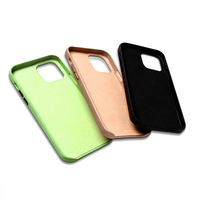Étui de protection pour iPhone 15 Pro Max, design luxueux, doublure douce recyclée, toucher microfibre, antichoc, rembourré