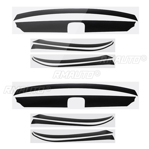 Matte Black/ Glossy Black <b>Car</b> Sticker Grill Chrome Delete Kit Grille Trim Sticker <b>Decals</b> for Honda for Accord for Sedan 2018 - Product Image 2