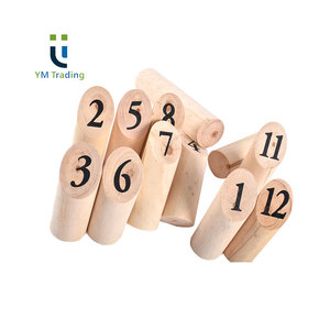 Jeu de <span class=keywords><strong>quilles</strong></span> nordique en bois économique pour l'extérieur, jeu de lancer de blocs numérotés, jeux de <span class=keywords><strong>quilles</strong></span> finlandais - Product Image 3