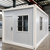 Maison conteneur moderne en kit, unité modulaire préfabriquée directement de l'usine avec structure en acier galvanisé pour bureau, hôtel, camping