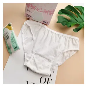 Katoenen Draagbare Vrouwen Ondergoed Voor Moederschap Lingerie Wegwerp Slipje Postpartum Panty Anti-Bacteriële Onderbroek