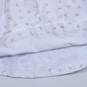 Nuovo Design abito Midi a maniche corte in maglia <span class=keywords><strong>di</strong></span> <span class=keywords><strong>cotone</strong></span> Casual con tasche anteriori rotonde con stampa floreale <span class=keywords><strong>per</strong></span> bambine - Product Image 3