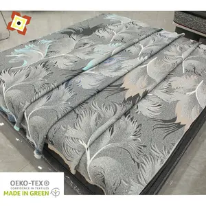 knit factory manufactured veryfied fabric supplier quilted for mattress knitted jacquard graphene mattress fabric wholesale