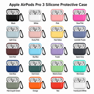 เคสซิลิโคนสำหรับ AirPods Pro 3, เคสป้องกันหูฟังที่เข้ากันได้กับ <span class=keywords><strong>Apple</strong></span> AirPods Pro 3, กันกระแทก, ป้องกันรอยขีดข่วน - Product Image 2