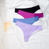 Vente en gros OEM Usine Culottes string transparentes pour femmes, sous-vêtements taille basse, tanga, culottes bikini pour femmes