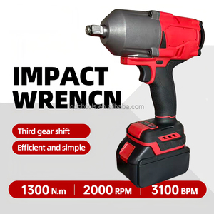 Extra Starker Lithium-Akku-Schlagschrauber, Schlagschrauber 1300 NM, Leistungsstarker Schrauber, Werkzeug für Kfz-Reparatur und Baustelle - Product Image 4