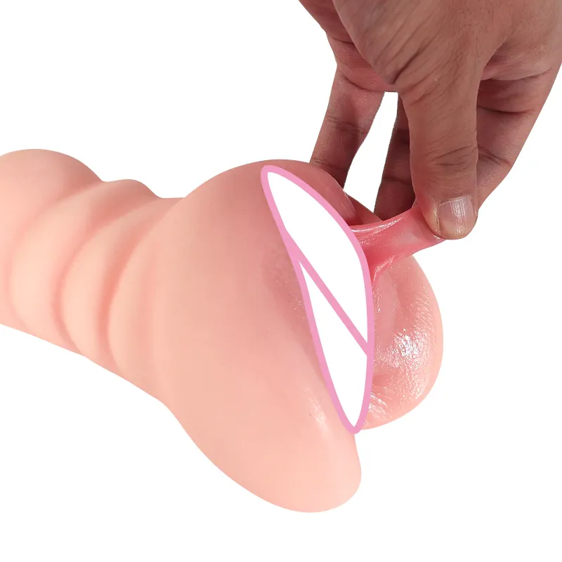Adulto Pele Real Vagina Feminina Masculino Masturbador Para Hombre Bolso Pussy Sex Toys Para Homens