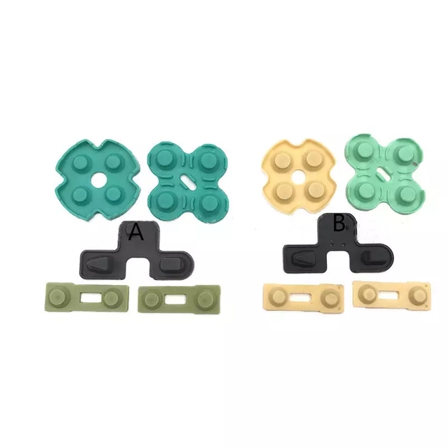 PS2 Controller Replacement Conductive Rubber Silicone for Handle Buttons with Conductive Glue-1 Year Warranty