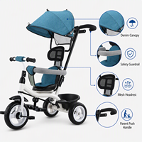 GEEN Vélo Enfant 4-en-1 de Haute Qualité en Stock, Tricycle Bébé Pas Cher avec Musique, Vente en Gros