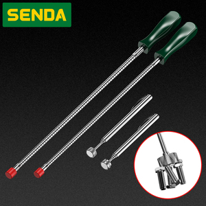 Pen Type Mini Portable Telescopic Magnetic Pickup <b>Tool</b> Set Extendable Rod Stick Strong Magnet Handheld Hardware <b>Pick</b> <b>up</b> <b>Tools</b> - Product Image 4