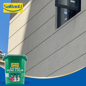 <span class=keywords><strong>Peinture</strong></span> de pierre sablée pour murs extérieurs, texture écran solaire, couleur pierre litchi, peintures - Product Image 2