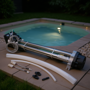 Calentador de Spa Sin Fallos de 6kW 120V-240V para Bañeras de Hidromasaje, Diseño Moderno Rectangular de PVC - Product Image 2