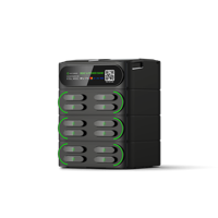 Système de location intelligent à chargement rapide avec partage de logo personnalisé Station de recharge pour téléphone empilable Station de location de batterie externe avec partage de point de vente intégré