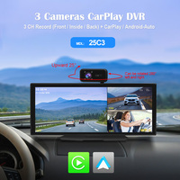 Écran tactile Incell 11,4 pouces, écran CarPlay, DVR 3 canaux, CarPlay sans fil, autoradio portable, Android Auto, BT, WIFI, GPS, vente en gros