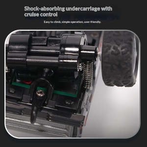 Nuevo Producto Transfronterizo: Camioneta Monstruo Todoterreno 1:64, Mini Auto Eléctrico a Control Remoto con Luces, Metal, Amortiguación - Product Image 4