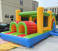 Château gonflable d'escalade à obstacles en PVC personnalisable de 6,5 m * 3 m * 2,5 m avec souffleur