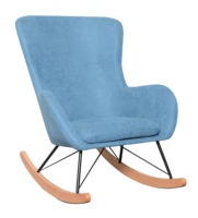 Salon Relax Chaises Lounge Métal Designer En Bois Moderne Fauteuil Rocking Chair