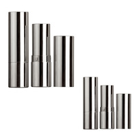 Tubes vides de rouge à lèvres avec anode en aluminium tournante CNC personnalisée conteneurs de brillant à lèvres vides étui rond pour rouge à lèvres