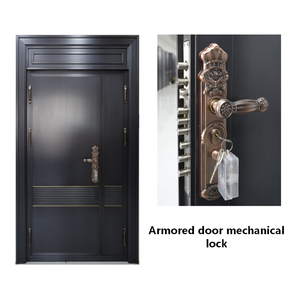 <span class=keywords><strong>Porte</strong></span> de sécurité <span class=keywords><strong>en</strong></span> alliage de zinc pour villa de luxe avec design personnalisé unique, résistante aux intempéries, style europé<span class=keywords><strong>en</strong></span> cintrée - Product Image 2