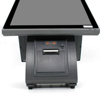 Systèmes de point de vente (PDV) personnalisables en gros pour restaurants, supermarchés et magasins de vêtements, solution sans caisse, ABS8000 Quad-core 2.0GHz, écran LCD 15.6 pouces
