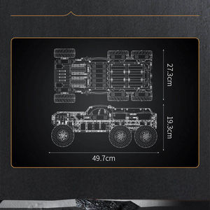 Mould King 18009 2014PCS Car Serie RC Purple Gold Tiger Climb Car Building Block Model Technical Educational Toys Festival Gift - Product Image 5