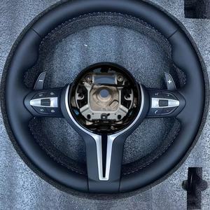 Volant en cuir sport pour l'intérieur des <span class=keywords><strong>BMW</strong></span> F10 F30 F32 F20 F07 F01 F02 F22 F87 F12 F06 F35 F80 F36 F18 M3 M4 M5 - Product Image 3