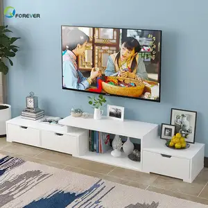 YQ JENMW meuble en bois design Led meuble Tv en acrylique meuble Tv en bois