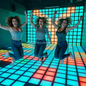 Hot Activate <span class=keywords><strong>Game</strong></span> : Jeu de sol LED pour activités de team building et d'évasion, avec Super Mega Grid Arena et fonction Lava <span class=keywords><strong>Game</strong></span> - Product Image 1