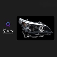Ensemble de phares à LED Angel Eye pour feux de croisement 12V 50W 3000 Lumens, conversion ancien-nouveau pour Série 5 E60 2003-2010