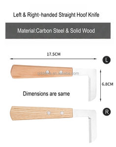 नए पशु चिकित्सा उपकरण मवेशियों के साथ त्रिमर चाकू ट्रिमिंग उपकरण हैंडमेड चाकू घोड़े की देखभाल पशु चिकित्सा का उपयोग - Product Image 3