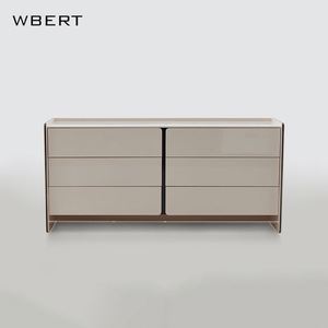 WBERT Table de toilette légère de luxe à l'italienne Buffet de meubles de maison modernes avec armoire de rangement simple Salon - Product Image 2