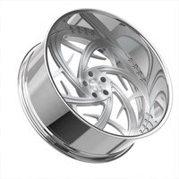 Jantes forgées BZY en 2 pièces, style Rucci, à déport profond, 24 et 26 pouces, entraxes 5x114.3, 5x127, 6x139.7, jantes forgées par rotation, pour camion de luxe, jantes OEM SEMA