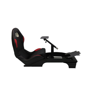 Cockpit de course complet avec systèmes de mouvement optimisés pour PC, configuration ergonomique pour des courses réalistes - Product Image 1