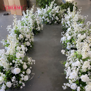 Fleurs artificielles personnalisées OEM blanches et vertes pour centres <span class=keywords><strong>de</strong></span> <span class=keywords><strong>table</strong></span> <span class=keywords><strong>de</strong></span> <span class=keywords><strong>mariage</strong></span> et décoration - Product Image 5