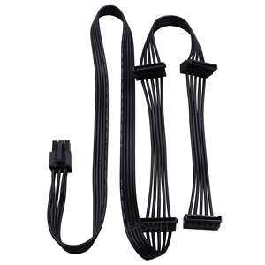 สายเคเบิลสำหรับไดร์เวอร์ SATA 6ขาเป็น4X สำหรับ RM1000X Hx1200โจรสลัด RM750X <span class=keywords><strong>RM850X</strong></span> - Product Image 2