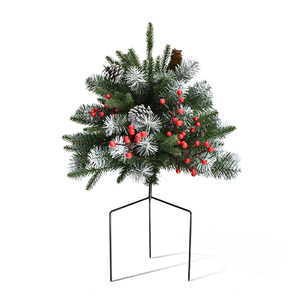 Árbol de Navidad Artificial de Primera Calidad para Camino de Entrada, Personalizado para Decoración de Entrada, Porche, Patio, Jardín y <span class=keywords><strong>Puerta</strong></span> Principal - Product Image 1