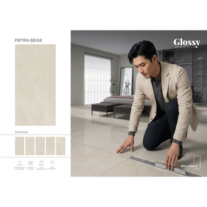 Modern Gray 600x1200mm Acid Resistant Glazed Polished Porcelain Wall Floor Tiles - Product Image 5